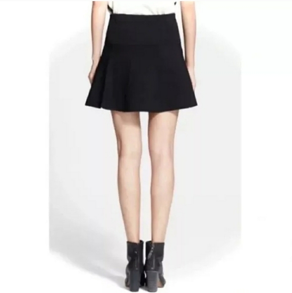 Rag & Bone Isla Knit Fit & Flare Skater Sweater Mini Skirt. Black. Size Medium - Picture 15 of 15